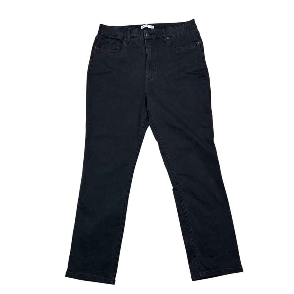 Elizabeth and James The Vintage Straight 14 32 Women Black Jeans Cotton